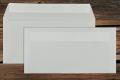 [10222] Briefhüllen C6/5 114x229 mm Haftklebend Transparent Weiß 90 g/qm
